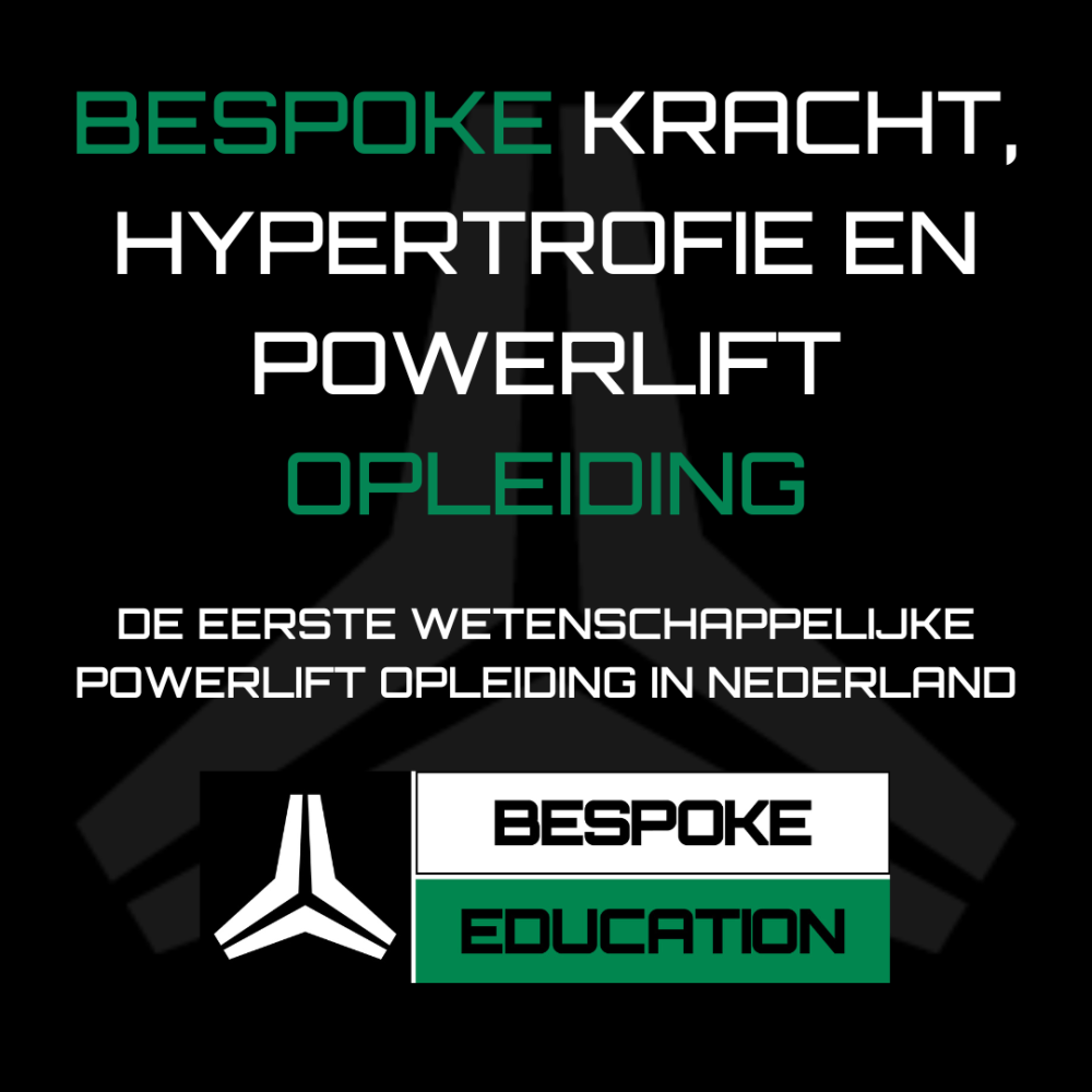 Losse Bespoke Kracht, Hypertrofie en Powerlift Opleiding